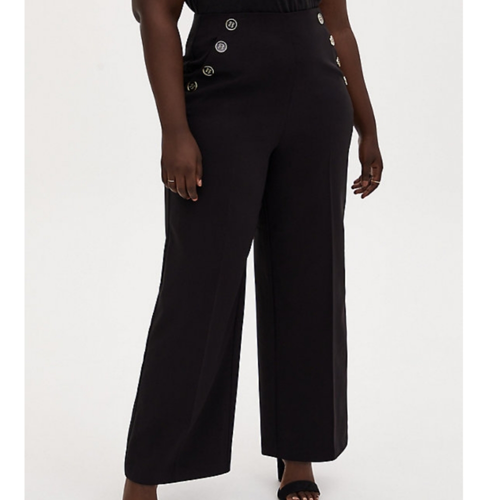 Torrid size 30 High waisted sailor pants